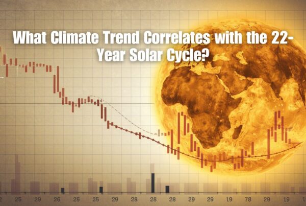 Climate Trend Correlates with the 22-Year Solar Cycle