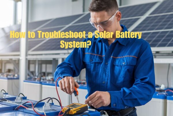 How to Troubleshoot a Solar Battery System