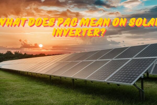 PAC Mean on Solar Inverter