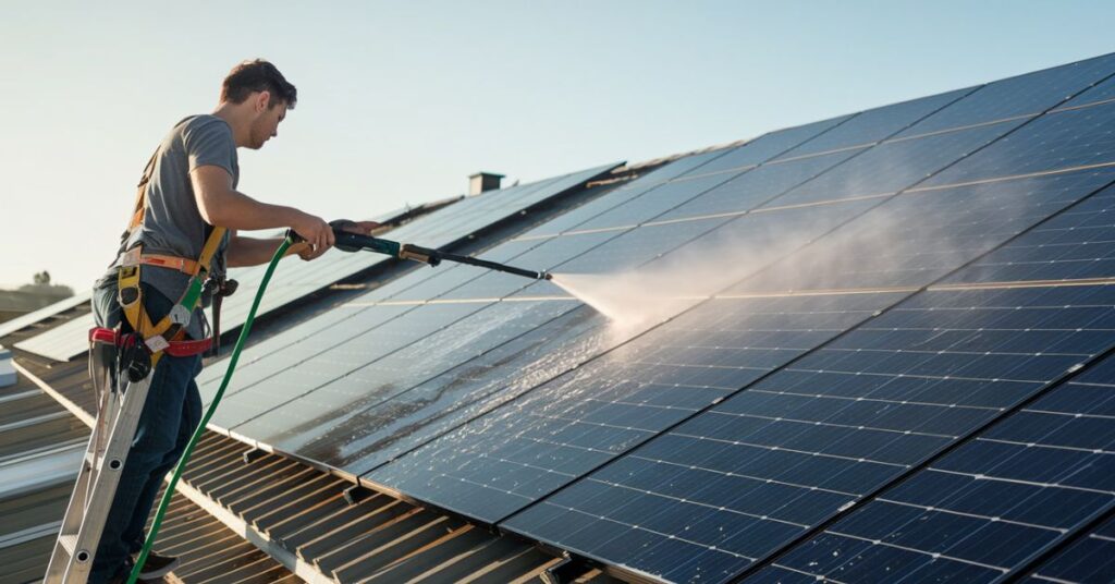 Can You Pressure Wash Solar Panels